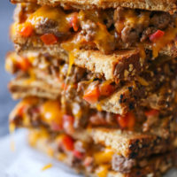 Cheeseburger Grilled Cheese