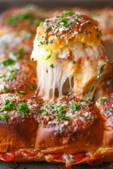 Pepperoni Pizza Sliders