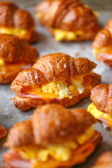 Freezer Croissant Breakfast Sandwiches
