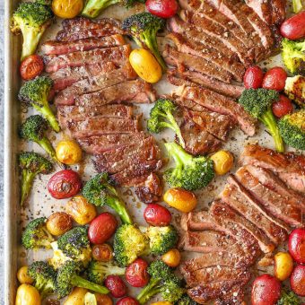 Sheet Pan Steak and Veggies