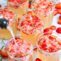 Strawberry Thyme Prosecco