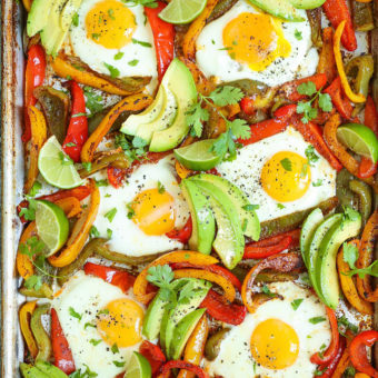 Sheet Pan Breakfast Fajitas