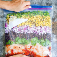 Slow Cooker Cilantro Lime Chicken (Freezer Meal)