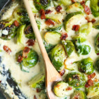 Brussels Sprouts Gratin