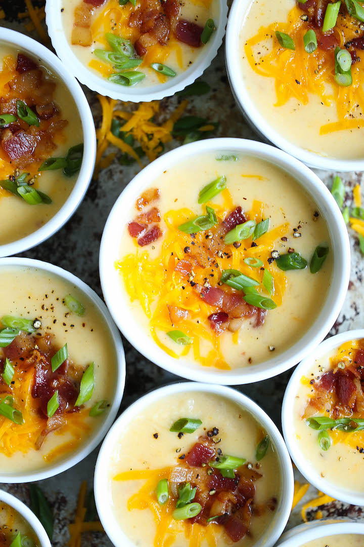 Slow Cooker Loaded Potato Soup