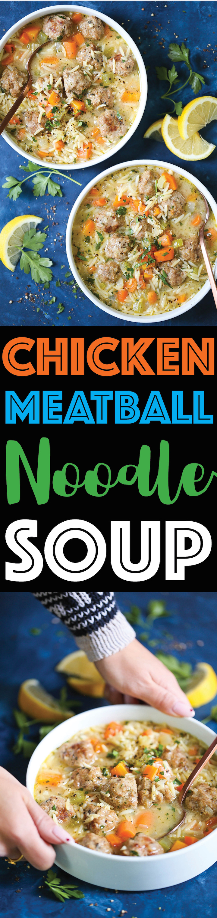 Chicken Meatball Soup Chicken Meatball Noodle Soup Recipe