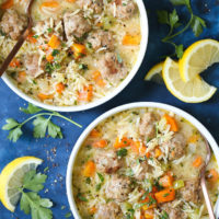 Chicken Meatball Noodle Soup