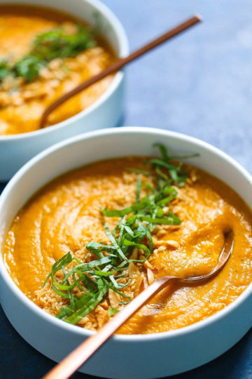 Thai Sweet Potato and Carrot Soup