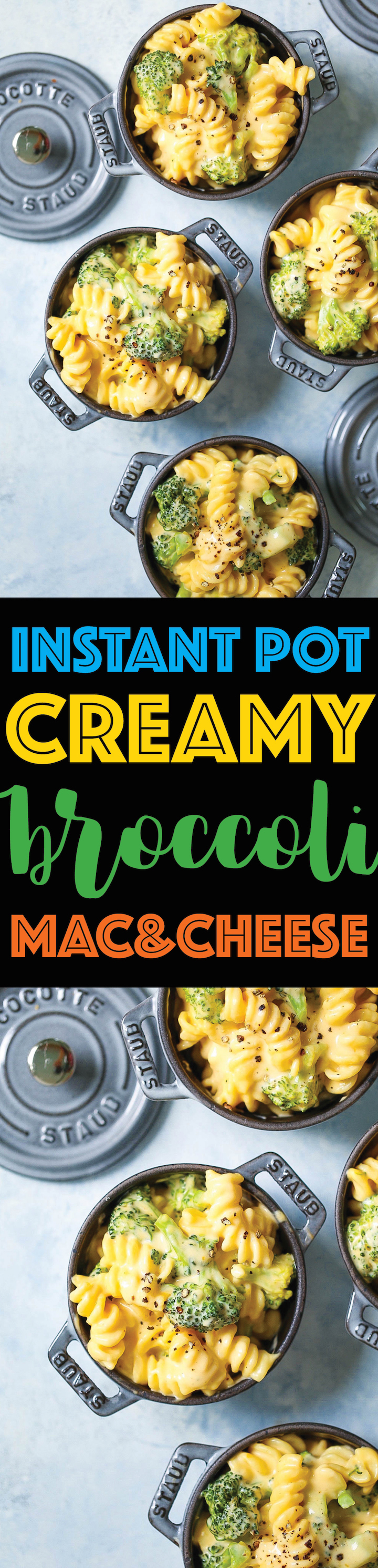  Instant Pot Creamy Broccoli Mac and Cheese - Making mac and cheese in the Instant Pot is definitely the way to go! It’s unbelievably easy, it’s made in one single pot (hello, easiest clean up ever), and the mac and cheese comes out amazingly creamy! You can’t beat that! 