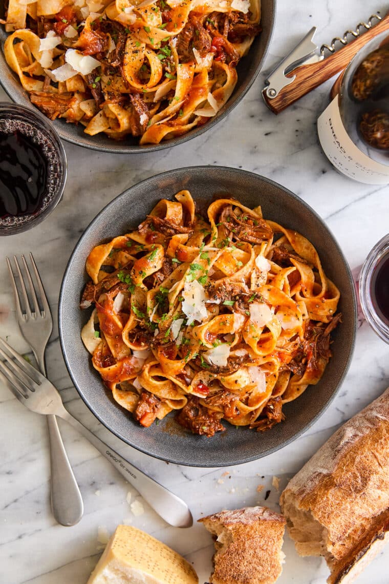 Instant Pot Ragu - The best beef ragu you can make in just a fraction of the time! And the beef is just melt-in-your-mouth, fall apart tender!