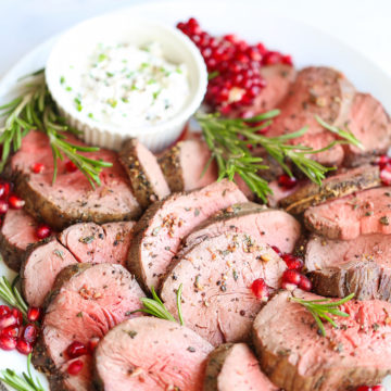 Best Beef Tenderloin with Creamy Mustard Sauce
