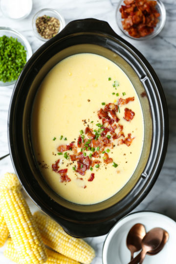 Slow Cooker Corn Chowder Recipe