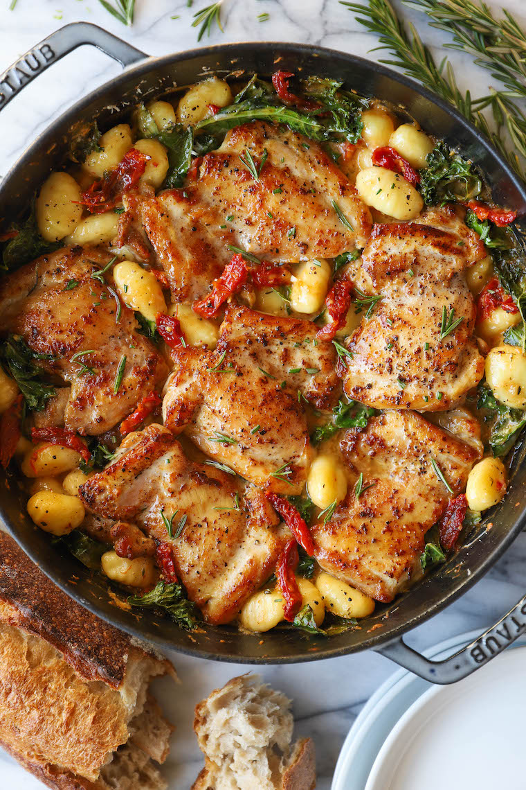 Sun Dried Tomato Chicken and Gnocchi