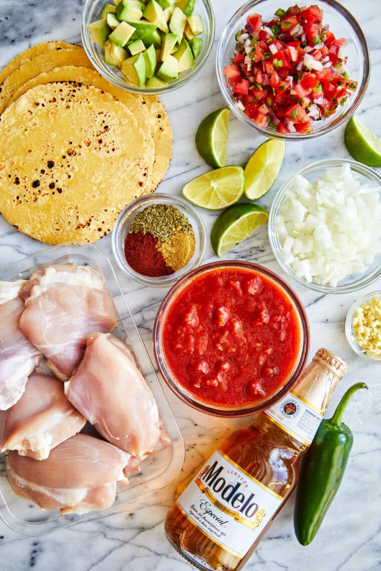 recipes for chicken tacos instant pot