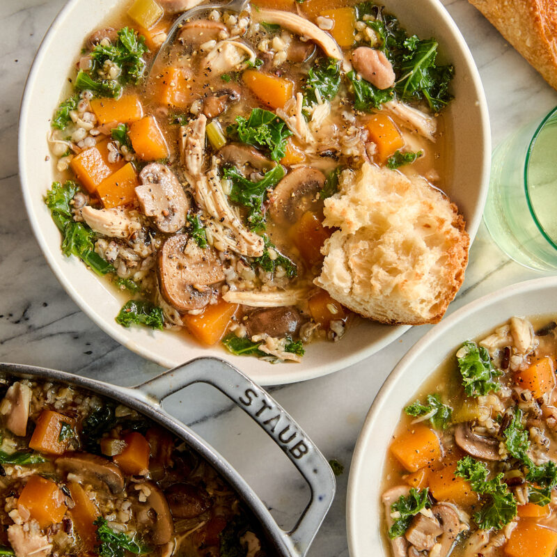 Fall Chicken and Wild Rice Soup